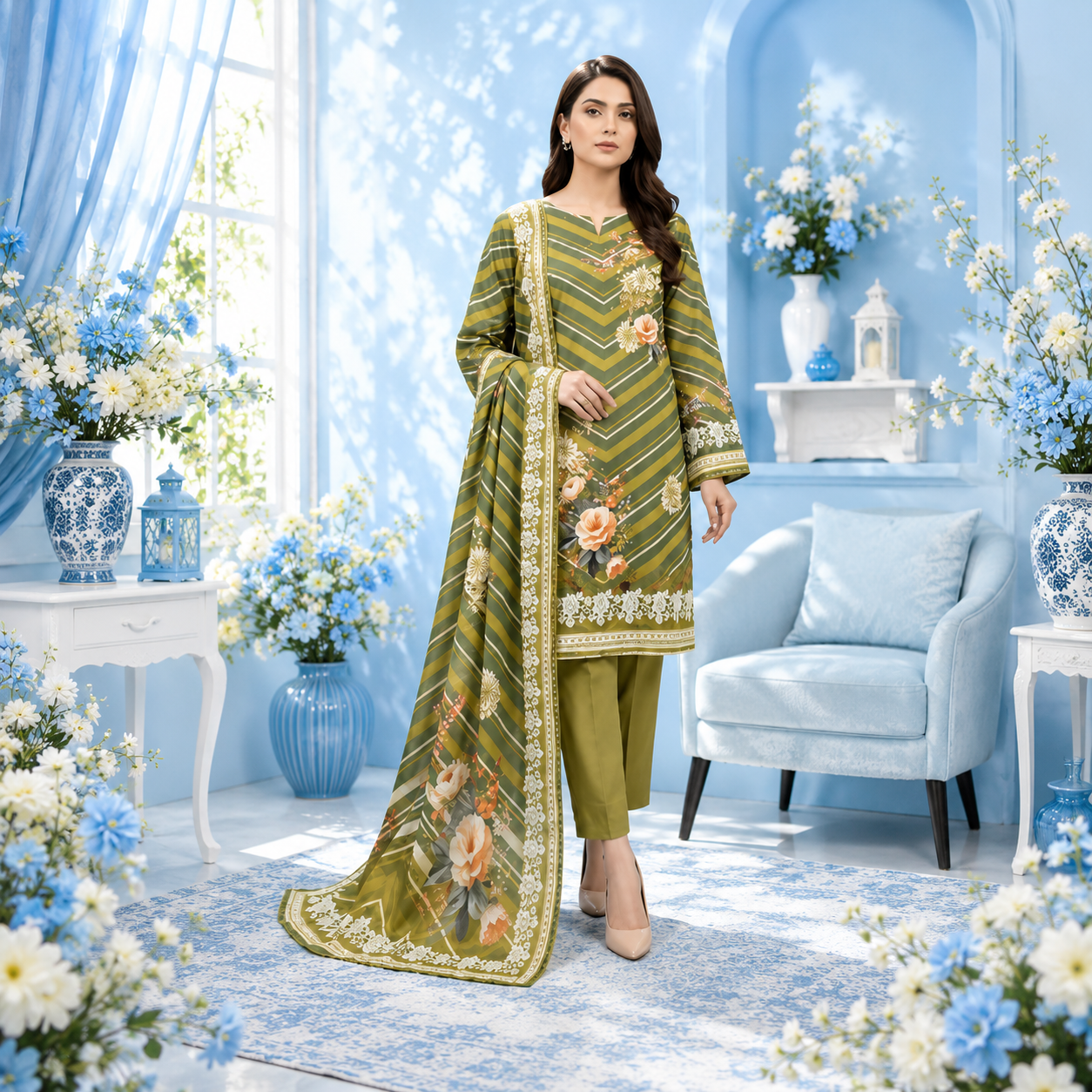MUZNA NISHA ANSA 3PC