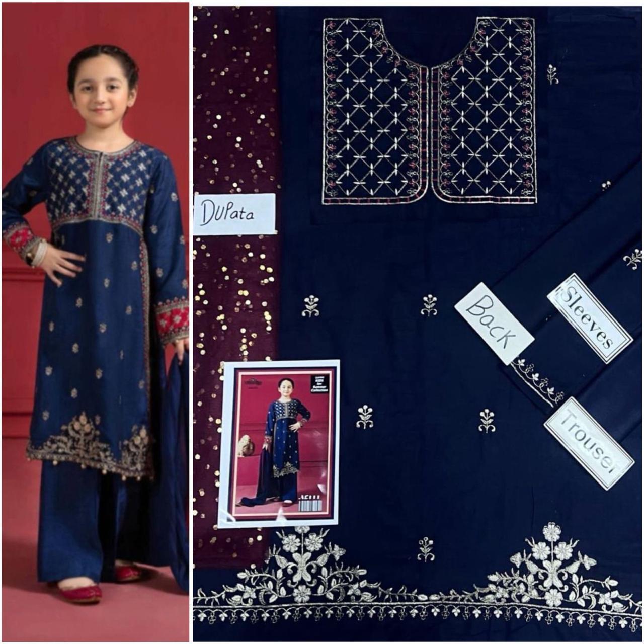 Kids 3Pc’s Cotton - Lawn