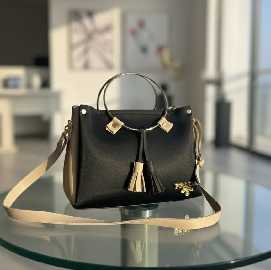 Mini Top-Handle Trapeze Bag