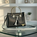 Mini Top-Handle Trapeze Bag