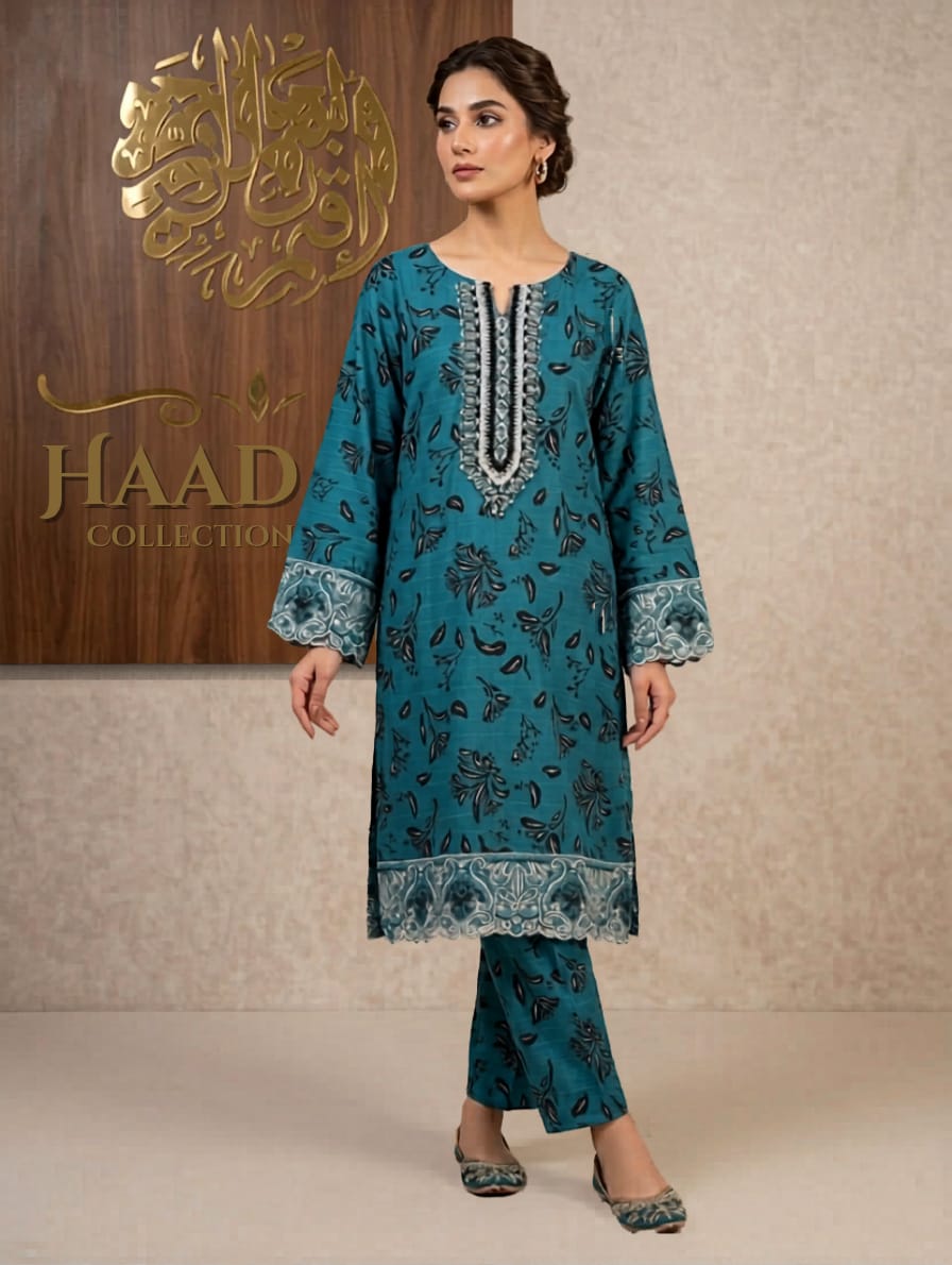 ✨ *ALHAMDULILLAH – HAADI COLLECTION NEW ARRIVAL* ✨ 🌟 *EXQUISITE TEAL BLUE LUXURY EDITION* 🌟