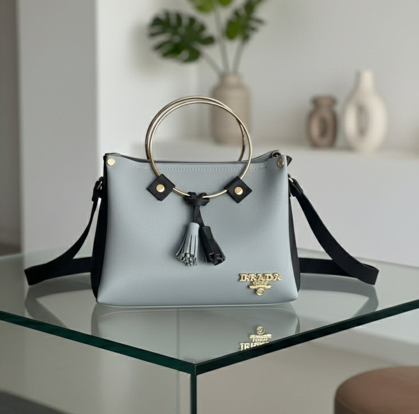 Mini Top-Handle Trapeze Bag